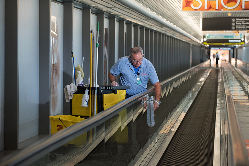 Hector Cleans at MIA