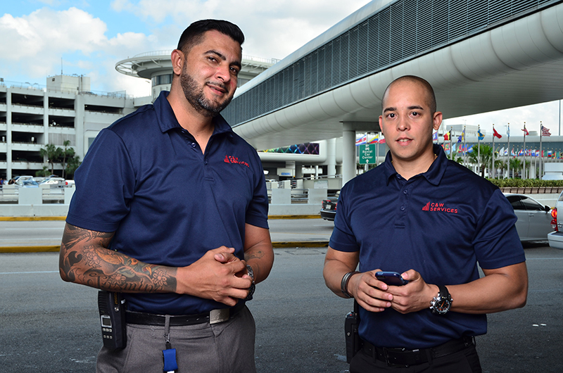 C&W Services employees at Miami Airport