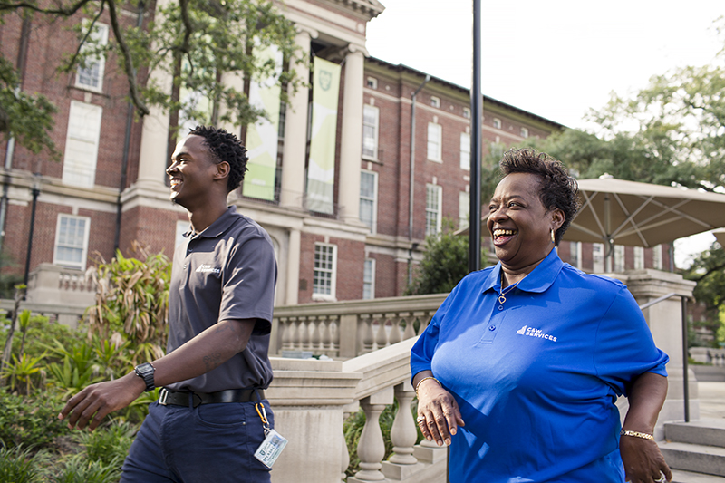 C&W Services employees at Tulane University