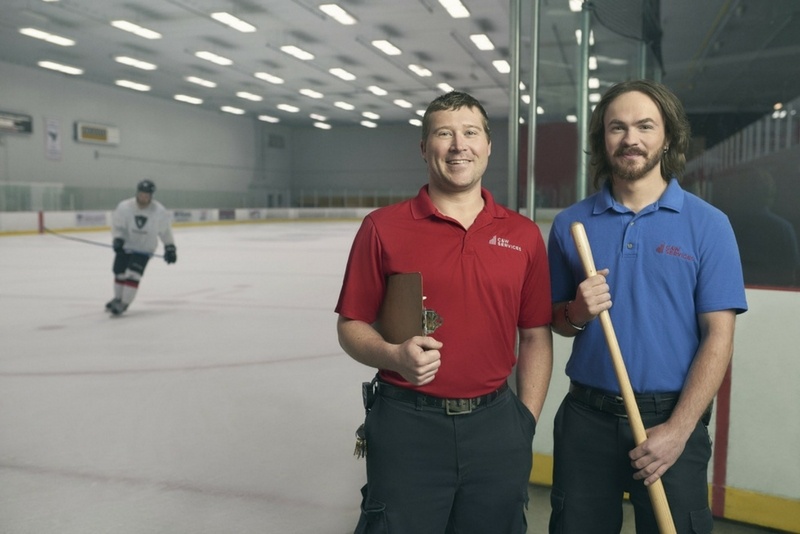 C&W Services maintains ice rinks and ice houses throughout the US and Canada