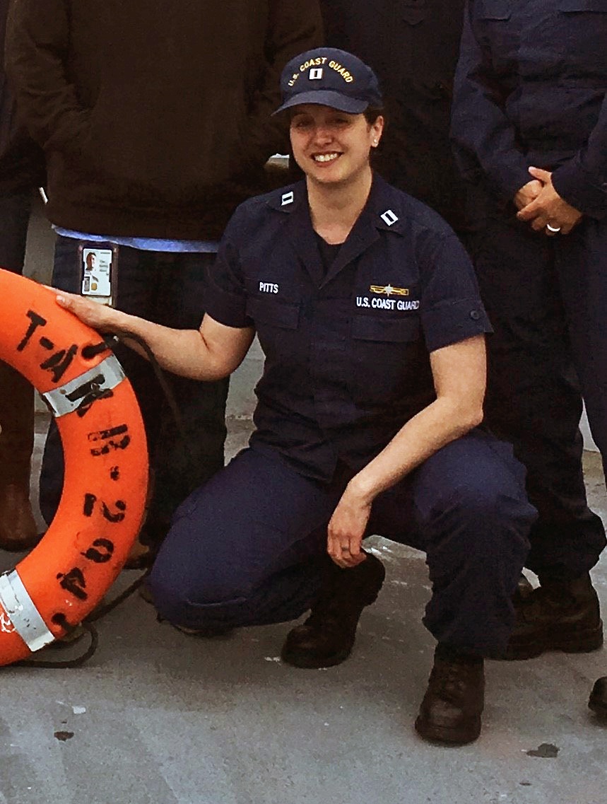 Stephanie uses the safety techniques she learned in the Coast Guard to help our client sites stay safe and secure.
