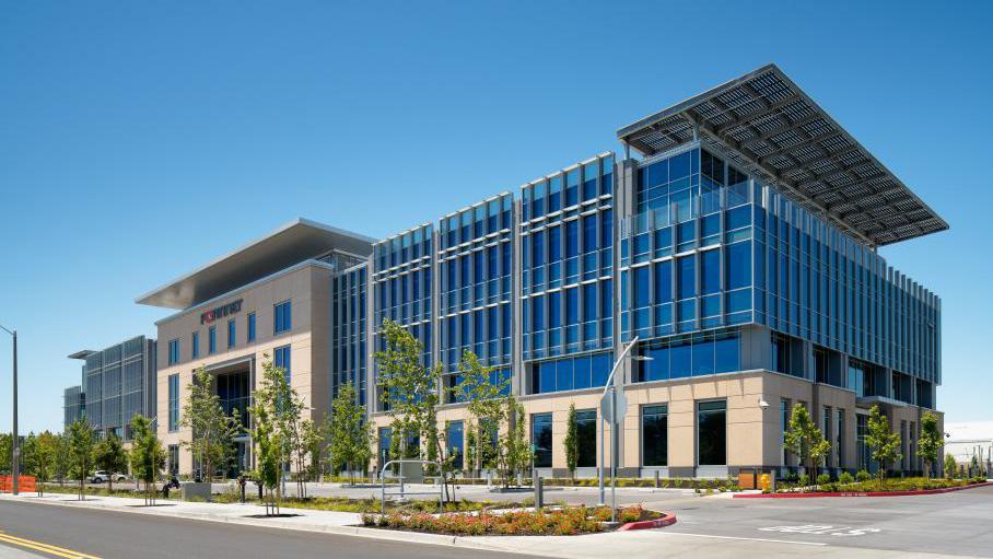 Fortinet building in Sunnyvale, CA