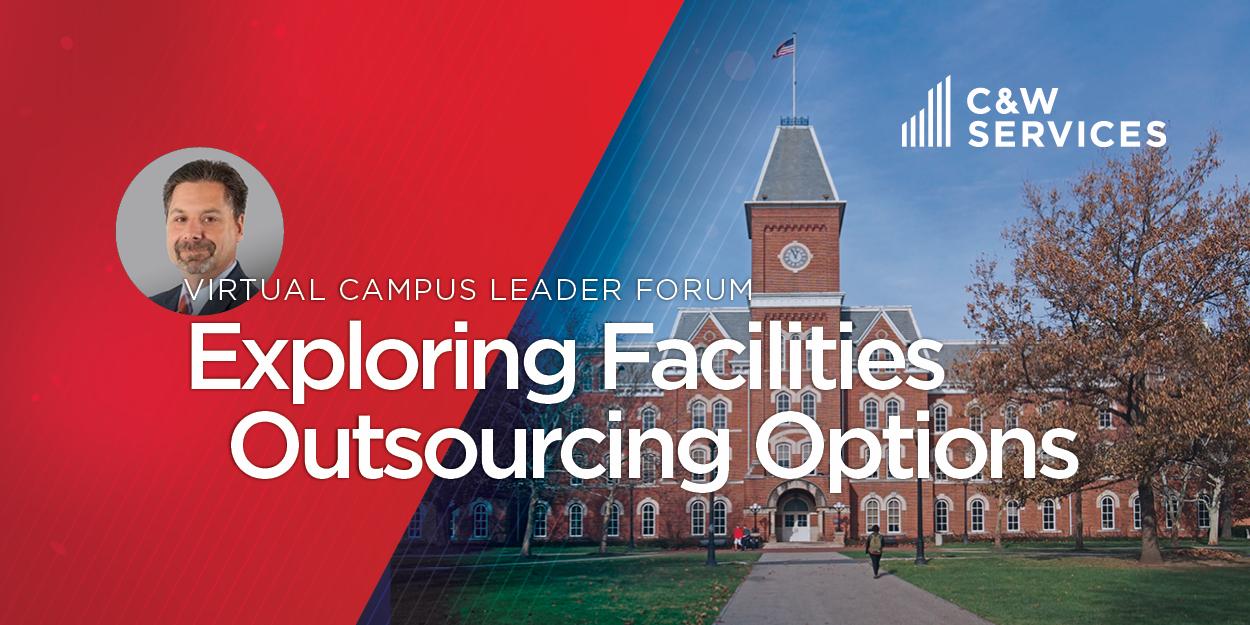 Exploring facilities outsourcing options.