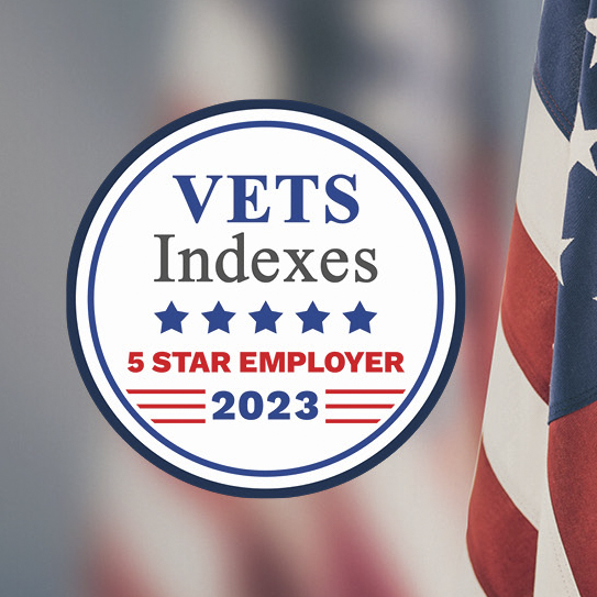Vets indexes 5 star employee 2019.