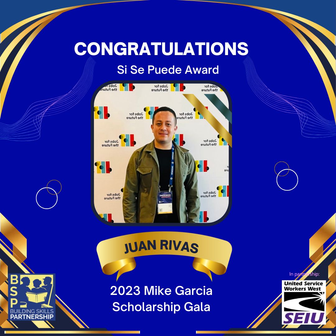 Congratulations to juan rivas for winning the 2020 scholarship gala.